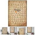 thumbnail image 2 of MasteelfCA Yoga Posture Wall Picture Canvas Design Picture Decor Decorative Yoga Poster Home Accessory, 2 of 6
