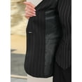 thumbnail image 5 of DARING DIVA Women's Notched Lapel One Button Work Office Suit Jackets XS Black, 5 of 6