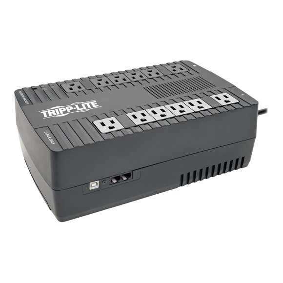 Tripp Lite UPS 900VA 480W Desktop Battery Back Up AVR 50/60Hz Compact 120V USB RJ11 - UPS - AC 120 V - 480 Watt - 900 VA - USB - output connectors: 12 - black