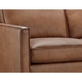 thumbnail image 4 of Hello Sofa Home Pimlico 59" Contemporary Top Grain Leather Loveseat in Brown, 4 of 10