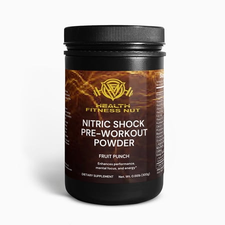 Nitric Shock Pre-Workout Powder Fruit Punch