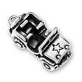thumbnail image 1 of Sterling Silver 18" 1mm 3D 4 Wheel Drive Military Army Jeep No Top And Star Pendant Necklace, 1 of 2