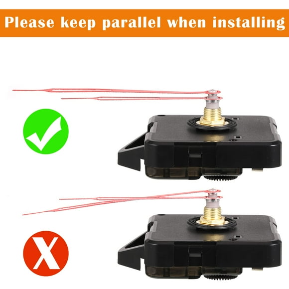Enqiretly Plastic Exquisite Craft Quartz Clock Movement For Accurate Timing Non-deformable Wall Clock Movement