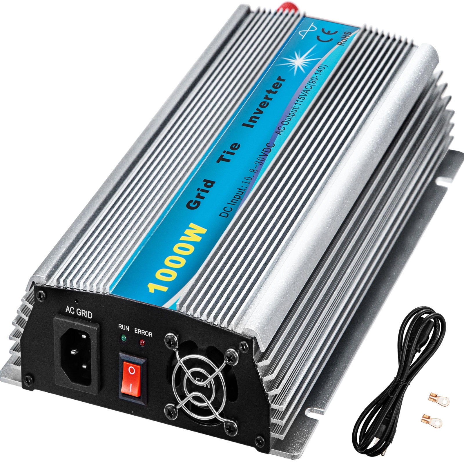 1000W Solar Grid Tie Inverter 110V or 220V MPPT Pure Sine Wave Inverter From USA 