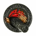 thumbnail image 3 of 2X Granite Pattern Pestle Set Stone Herb Spice Grinder Solid Grinder Cooking Set, 3 of 4