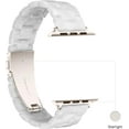 thumbnail image 3 of XiHAMA Light Apple Watch Band-Fashion Resin iWatch Bands for Women Men Bracelet Compatible with Stainless Steel Buckle for Apple Watch Series 10-1/SE/Ultra 2 1 38-42mm(Series 10)49mm-42mm(Series 3-1), 3 of 8