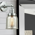 thumbnail image 4 of 203-PC-G58 Innovations Lighting Bell - 1 Light Wall Sconce In Industrial Style-10 Inches Tall and 5 Inches Wide-Polished Chrome Finish-Silver Plated, 4 of 4