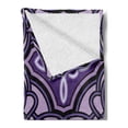 thumbnail image 2 of Celtic Soft Flannel Fleece Throw Blanket, Unique Celtic Knot with Swirling and Twisted Line Details Print, Cozy Plush for Indoor and Outdoor Use, 50" x 70", Violet Lilac, by Ambesonne, 2 of 5