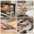 thumbnail image 5 of 2 Pcs Pioneer Flower Floral Print Pattern Kitchen Towels, Funny Microfiber Dish Towel Set, 18" X 26" Tea Towels, 5 of 6