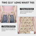 thumbnail image 6 of Cute Hedgehog Pattern Apron-Garden Aprons for Women with Pockets-Cotton Linen Waterproof Kitchen Cooking Gardening Aprons Adjustable for Kitchen,Cooking,BBQ and Salon 33x27 Inch, 6 of 7