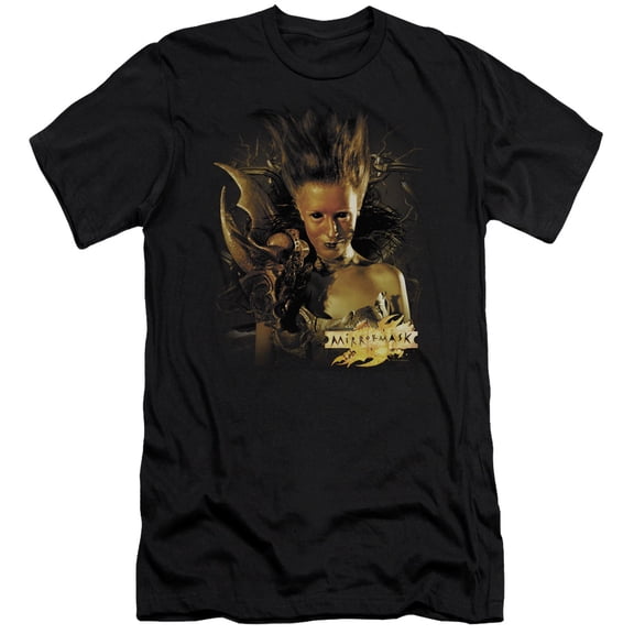 Mirrormask Queen Of Shadows Premium Adult Slim Fit 30/1 T-Shirt Black