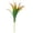 Yellow, variant on CHELIASD Artificial Grass Fake Grass Plants 17.3in Outdoor Plants UV Resistant Faux Greenery Stems for Home Window Garden Office Patio Pathway Front Porch Halloween Décor
