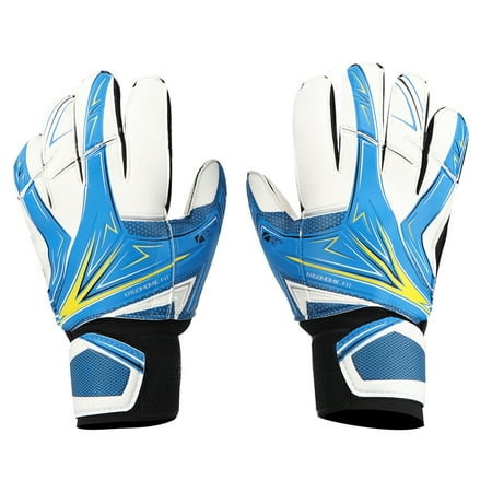 Image of 1 Pair Soccer Gloves Football Gloves For Soccer Kids Football Children Blue Free Size