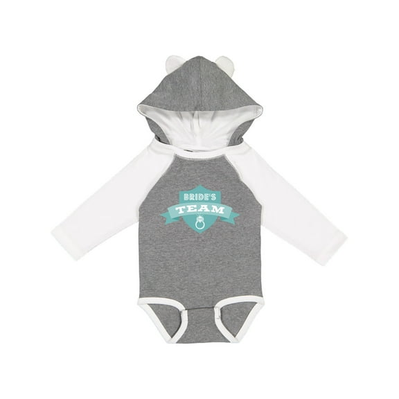 Inktastic Banner Bride's Team Boys or Girls Long Sleeve Baby Bodysuit