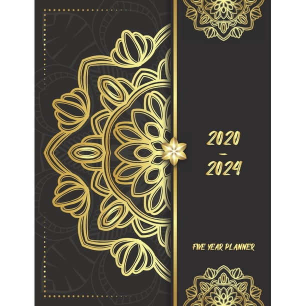 5 year planner 2020 2024 the bloom 5 year planner calendar book 2020 