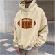 thumbnail image 1 of Sudadera con capucha para hombre, estilo casual, con cuello redondo, estampado, manga larga, blusa de poliéster, 1 of 6