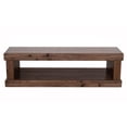 thumbnail image 4 of Origins by Alpine Rustic Modern Sequoia Entry Bench, Walnut, 4 of 5