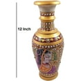 thumbnail image 4 of India Meets India Handicraft Flower Vase with Antique Design Decorative Home, Offices, Best Gifting, Made by Awarded Indian Artisan, 4 of 4