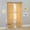 Gold, variant on Set of 2 Sheer Voile Transparent Window Treatment Curtain Panel Drapes
