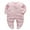 Light pure pink, variant on Newborn Baby Footed Pajamas 100% Cotton Infant Baby Snap Sleepers for Sleep and Play Footies 0-12 Months - Flowers