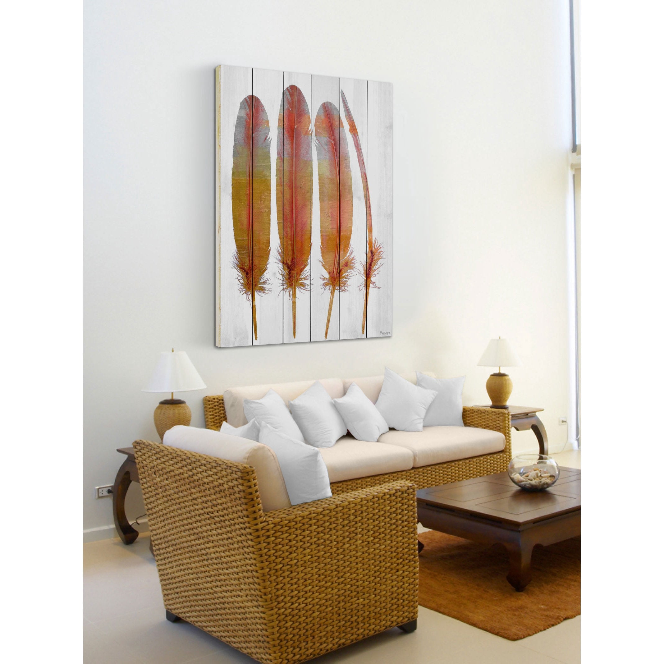 Berea Art Print on White Pine Wood