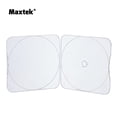 thumbnail image 3 of Maxtek 25 Pack Ultra Slim Clear Transparent Square Shaped CD and DVD Disc Clam Shell Case with Lock, Single Disc Capacity, Durable and Impact Resistant PP Poly Plastic Case., 3 of 6