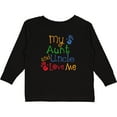 thumbnail image 3 of Inktastic My Aunt and Uncle Love Me Boys or Girls Long Sleeve Toddler T-Shirt, 3 of 5