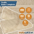thumbnail image 4 of Toalla Baño Completo colores varios, 150x80cm - 620gr Suave Y Absorbente- Cenefa Bordada - BEIGE 7, 4 of 5