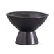 thumbnail image 4 of Maceta de cerámica decorativa con base, centro de mesa, moda, multiusos negro, 4 of 8