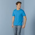 thumbnail image 4 of REDHOTYPE T-Shirt d'Été pour Hommes 100 % Coton Manches Courtes Col Rond Confortable Tops Unis, 4 of 5