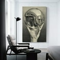 thumbnail image 3 of M.C. Escher Hand with Reflecting Sphere Wall Art Poster Posters Wall Art Painting Canvas Gift Living Room Prints Bedroom Decor Poster Artworks 12x18inch(30x45cm), 3 of 6