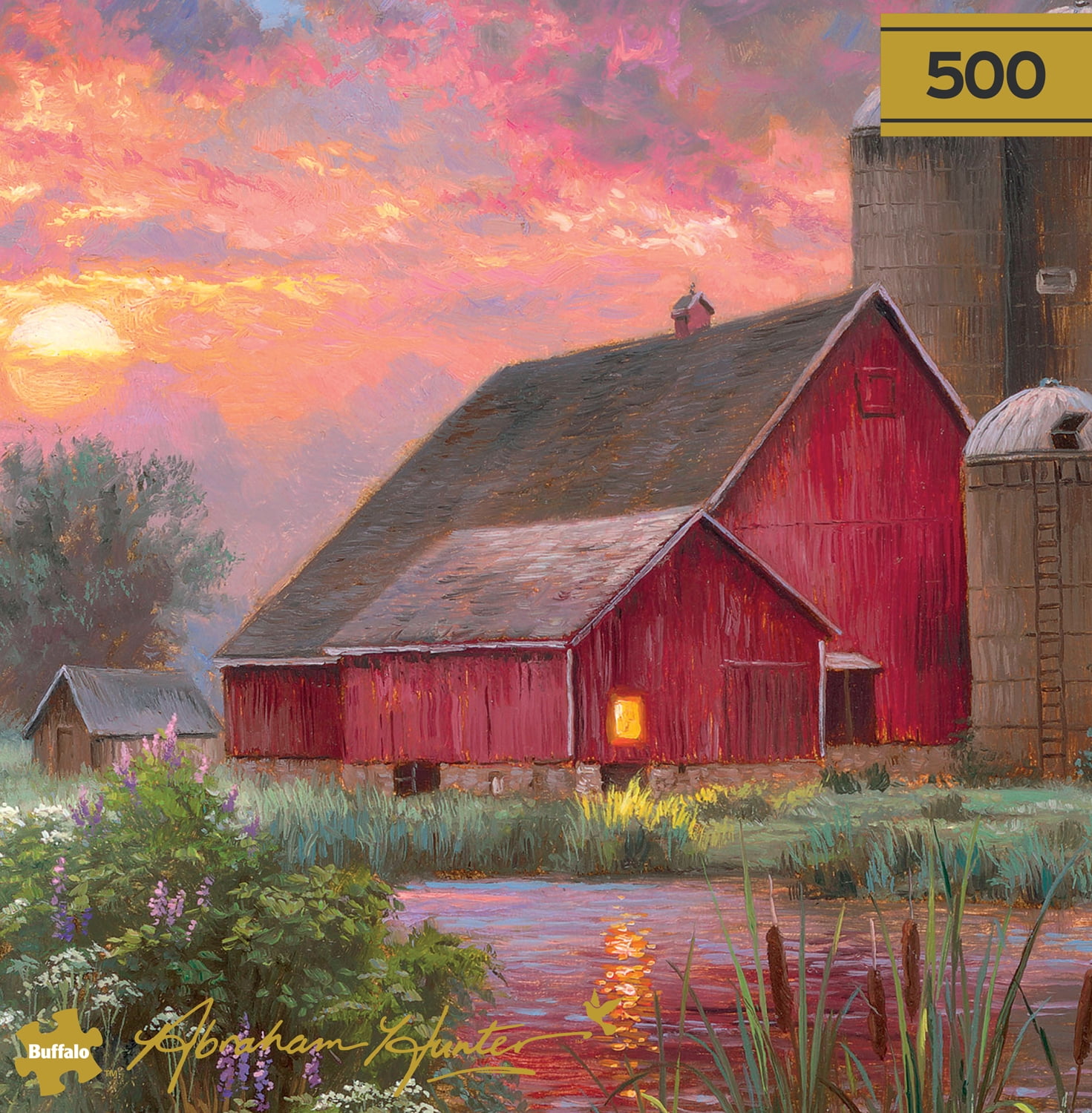 Buffalo Games End of Day 500-Piece Interlocking Jigsaw Puzzles for Adults Ages 14+