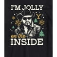 thumbnail image 3 of Yellowstone - Jolly On The Inside - Men's Short Sleeve Graphic T-Shirt, 3 of 6