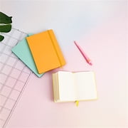 Ins Style Macaron Solid Color Notebook A7 Orange