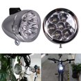 thumbnail image 4 of Lámpara de luz delantera de bicicleta retro 7LED Lámpara de cabeza delantera Accesorio de bicicleta 160 Ángulo visual, 4 of 6