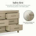 thumbnail image 5 of Evolur Oakley Double Dresser, Sienna, 5 of 6