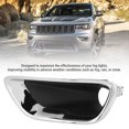 thumbnail image 3 of Chrome Fog Light Bezel for Stylish Look Easy Install Fog Driving Lamp Trim Cover for Cars, 3 of 7