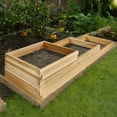 thumbnail image 2 of All Things Cedar RGT15 3-Tier 2-ft, 4-ft, 6-ft Cedar Tiered Garden Box - 68L x 22W x 15.75H, 2 of 7