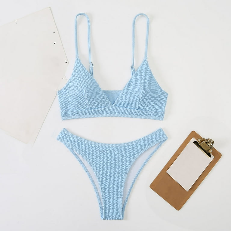 Amazon.com: Women's Bikini Sets High Waisted Bathing Suits