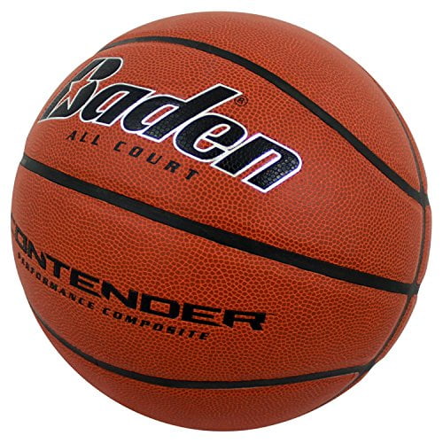 Composite Basketball, Official Intermediate Size, Brown Composite Basketball, Official Intermediate Size, Brown