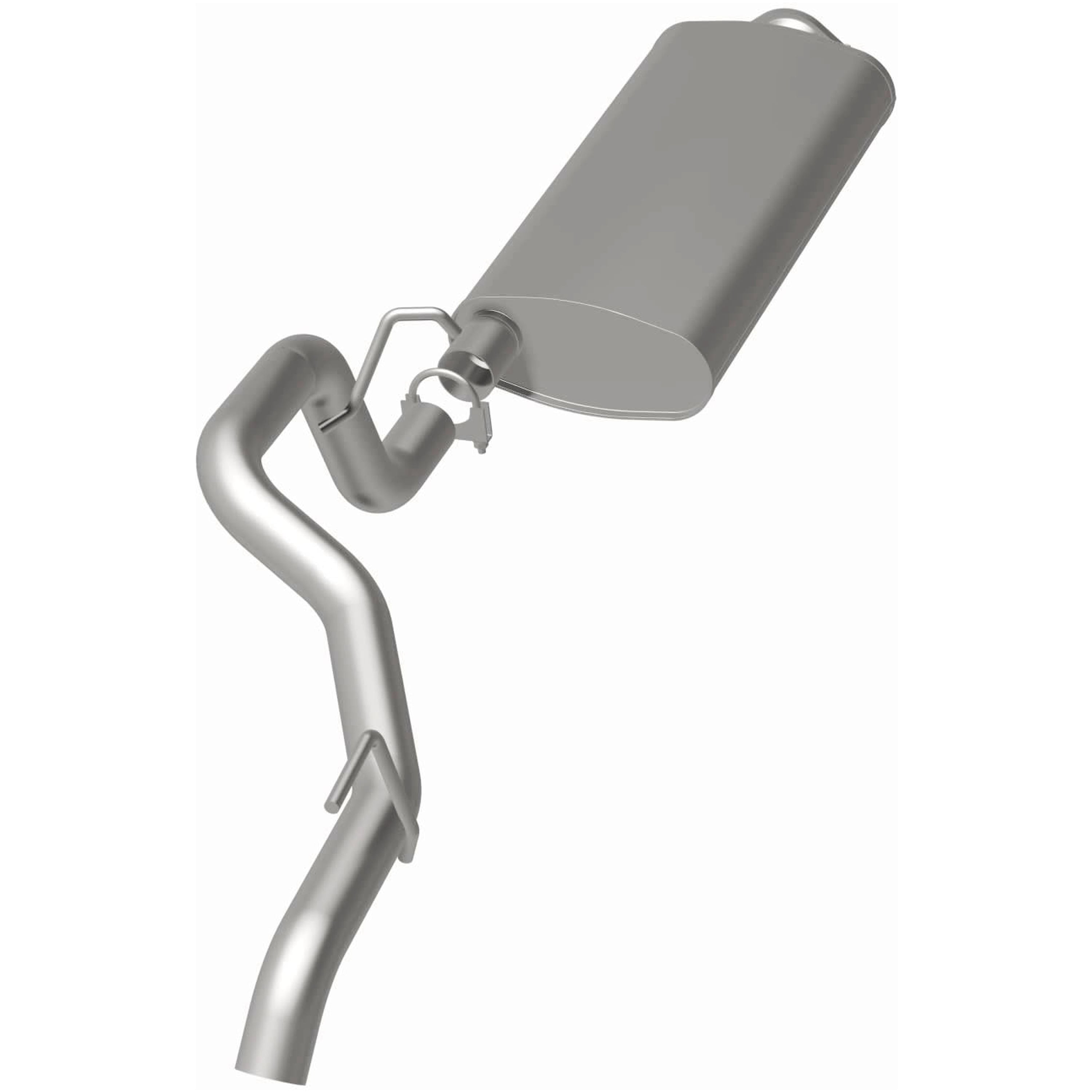 BRExhaust OE Replacement Exhaust System Kit 106-0012: Compatible with 2002-2005 Jeep Liberty 2.4L, 2005-2006 Jeep Liberty 2.8L, 2002-2007 Jeep Liberty 3.7L