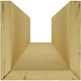 thumbnail image 6 of Ekena Millwork 8"W x 4"H x 8'L 3-Sided (U-beam) Riverwood Endurathane Faux Wood Ceiling Beam, Burnished Pine, 6 of 12