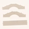 thumbnail image 3 of KLKCMS Simulation Bridge Model Unassembly Railroad Landscape Building Scene Model Building Accessories Kids Educational Toy Style_4, 3 of 6