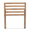 thumbnail image 2 of Baxton Studio Akemi Modern and Contemporary Ash Walnut Finished Wood Twin Size Headboard, 2 of 6