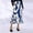 Blue, variant on Skirts for Women Skirt Modern Pattern Color Blocking Design for Spring and Summer Women’s Fashion Red M