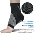 thumbnail image 4 of Xmarks Ankle Brace Compression Sleeve for Women and Men, Open Toe Сompression Socks, Foot Compression Sleeves for Ankle/Heel Support, Provides Arch Support & Heel Pain Relief,1 Pair, S-XL, 4 of 7