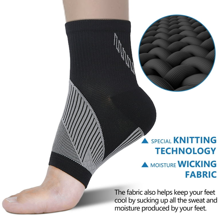 Aosijia Pack Ankle Compression Socks, Plantar Fasciitis Socks - Main Image
