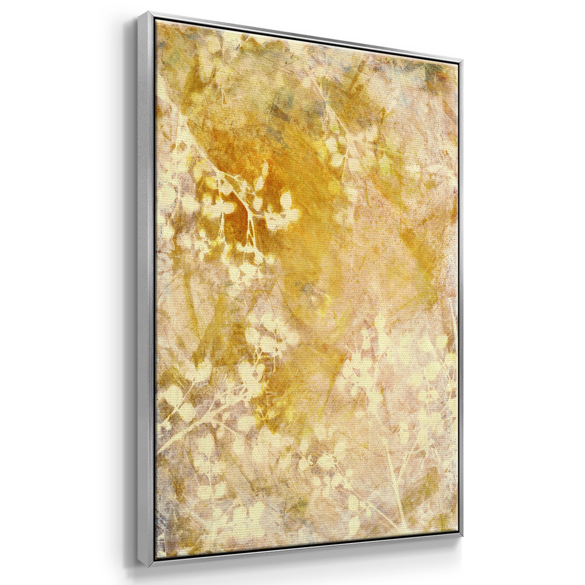 Rise and Shine Framed Premium Gallery Wrapped Canvas - Ready to Hang - 25 x 37 - Silver Floating Frame