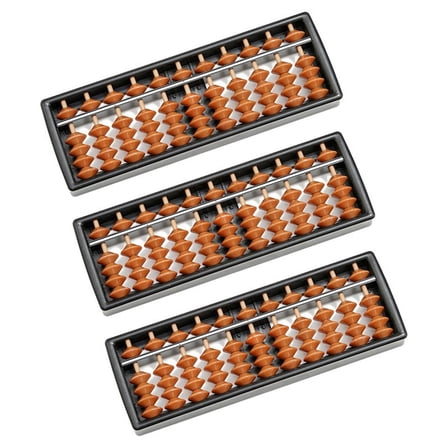 3X Abacus Toy 11 Digits Kid School Learning Math Arithmetic Toy Chinese Traditional Abacus Educational Toys for Children