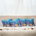 thumbnail image 7 of Ambesonne Colorful Throw Pillow Cover 4 Pack, Cartoon Mermaid Fish, 20", Multicolor, 7 of 7